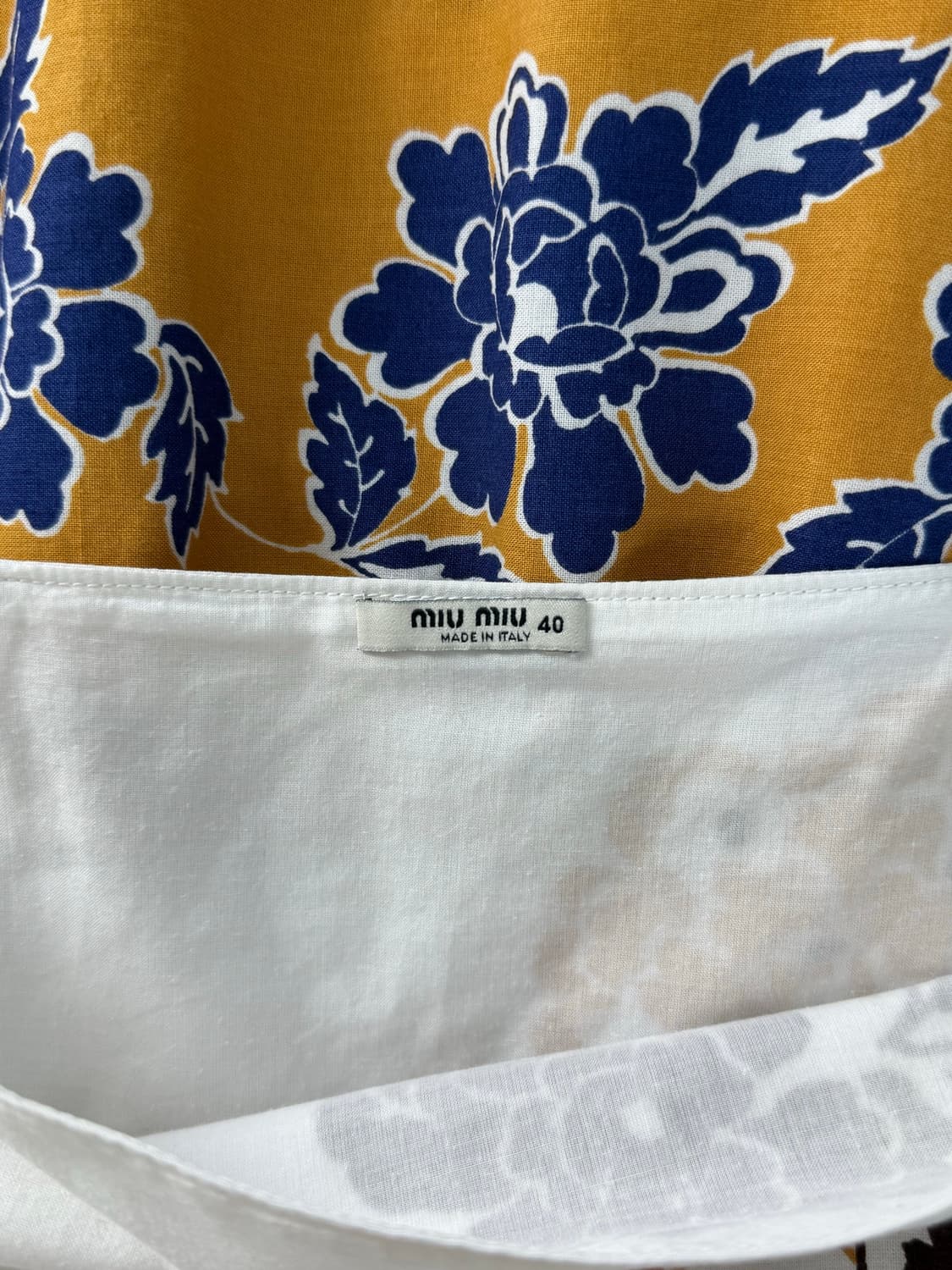MIU MIU 에스닉 플라워 미디스커트 / 2002 SS  상품이미지9