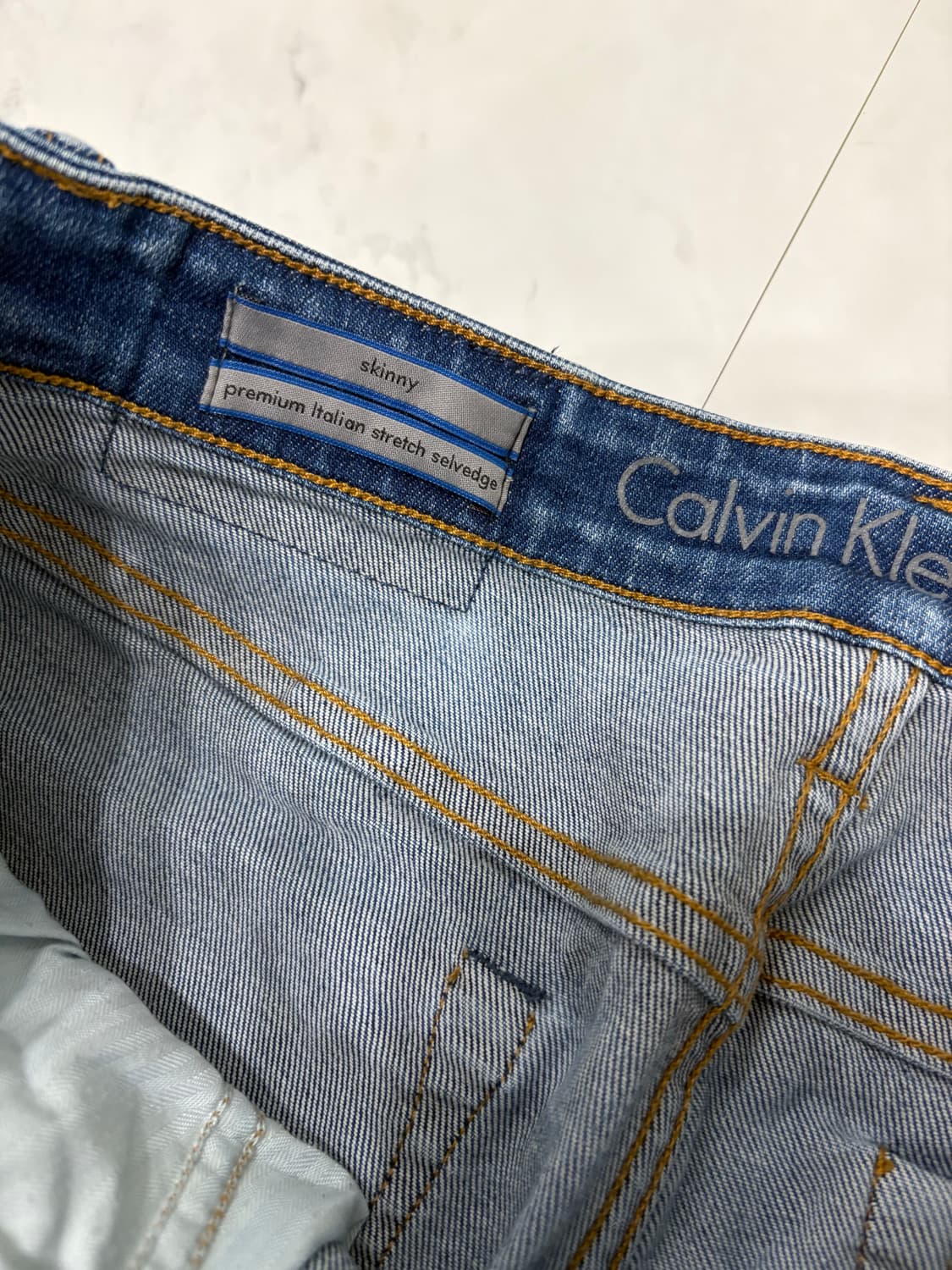 calvin klein skinny selvedge denim pants 상품이미지3