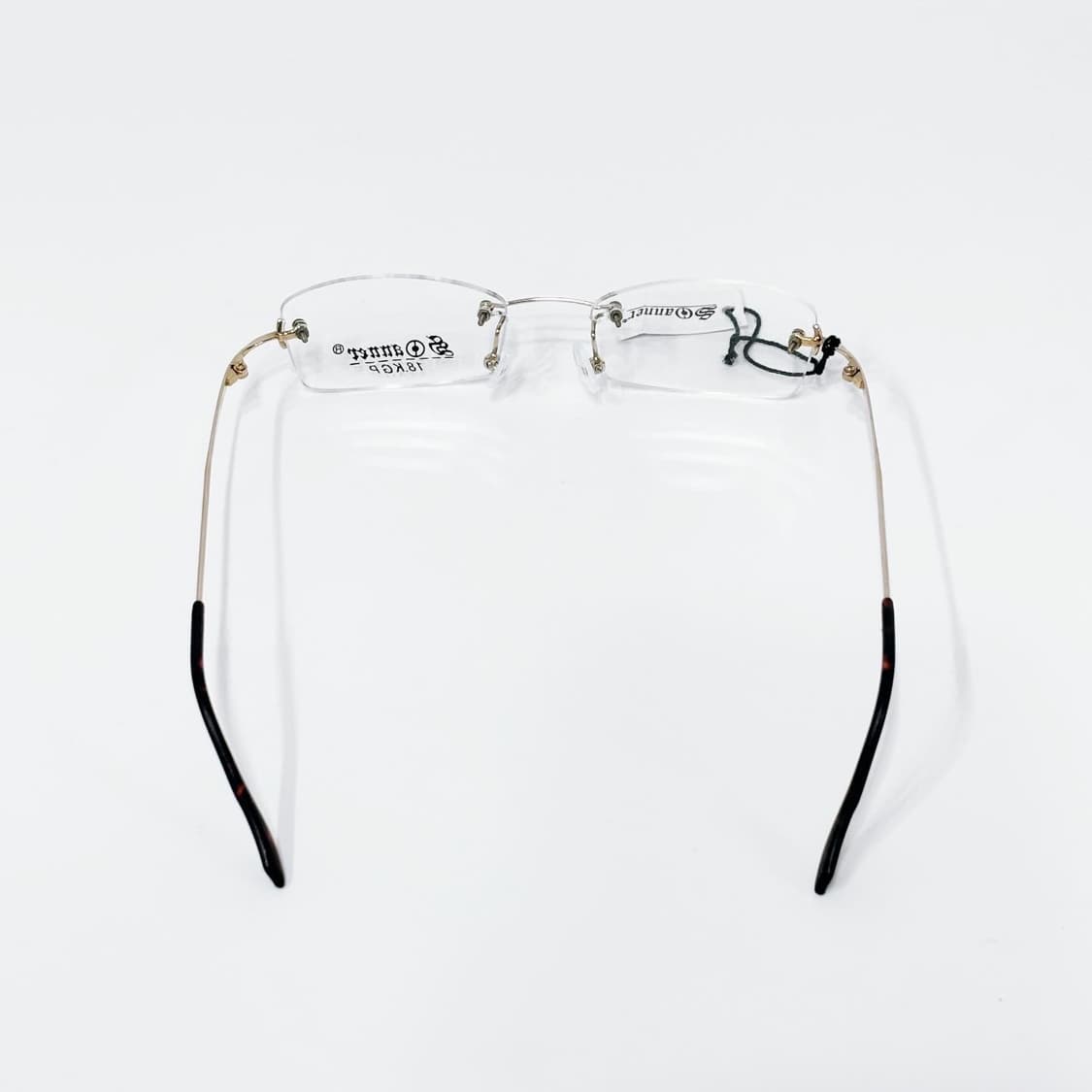 SCANNER 골드 스퀘어 무테 데드스탁 빈티지안경 상품이미지4