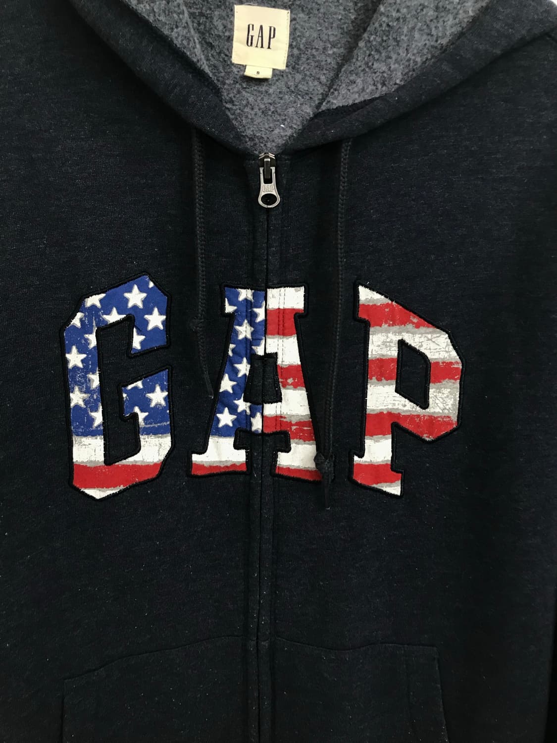 Gap 갭 성조기 차콜 후드집업  상품이미지4