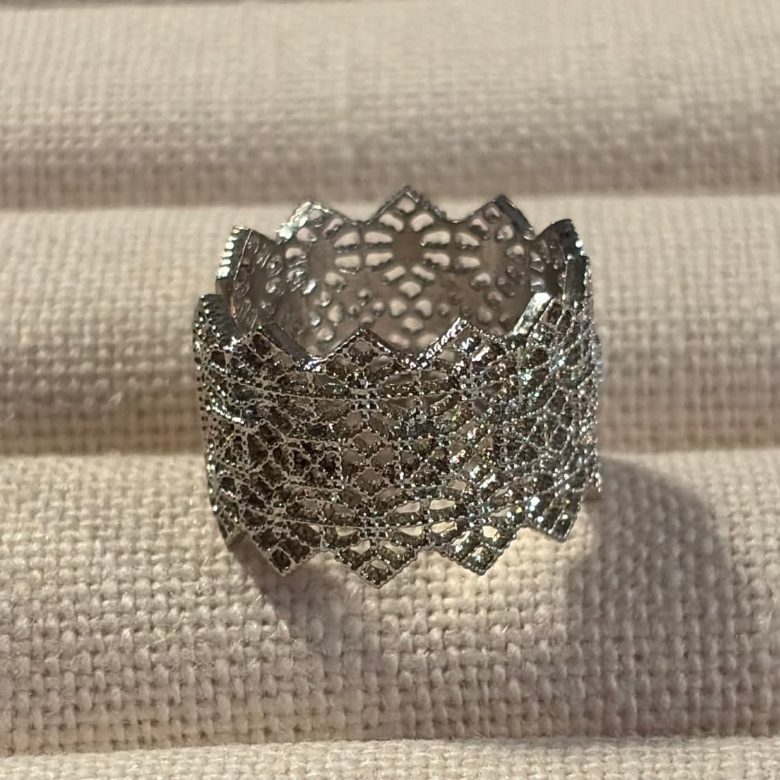 새상품 여성 신주 래이스 오픈링 반지  상품이미지6