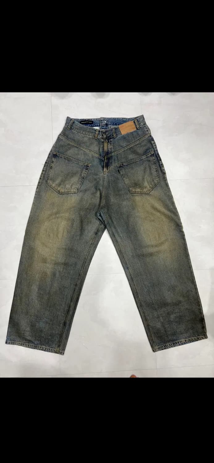 [3] 프로젝트gr 프로젝트지알 코티드 백워드 팬츠 상품이미지1