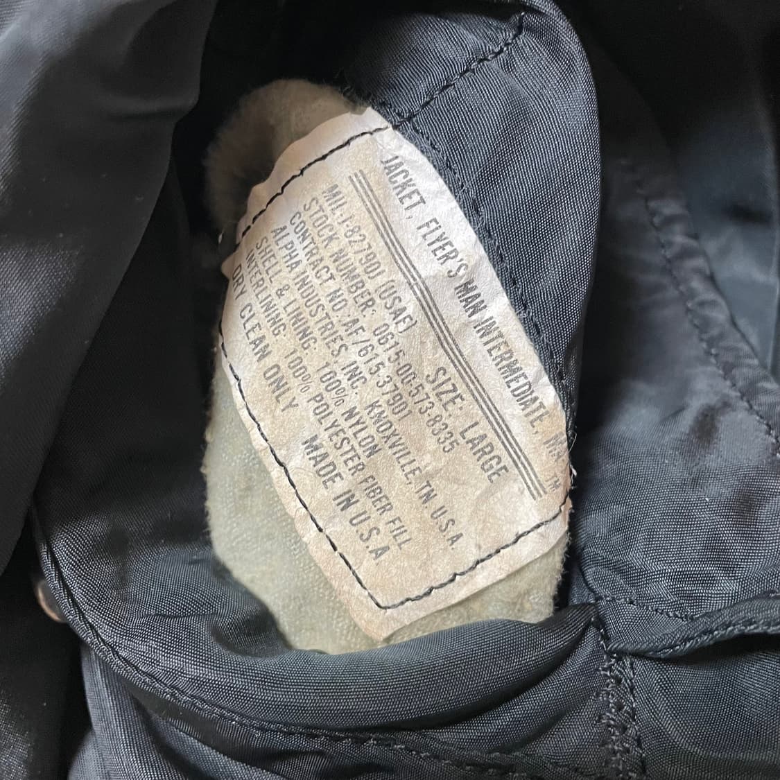 90s 미군 오리지날 ma-1 봄버 상품이미지5