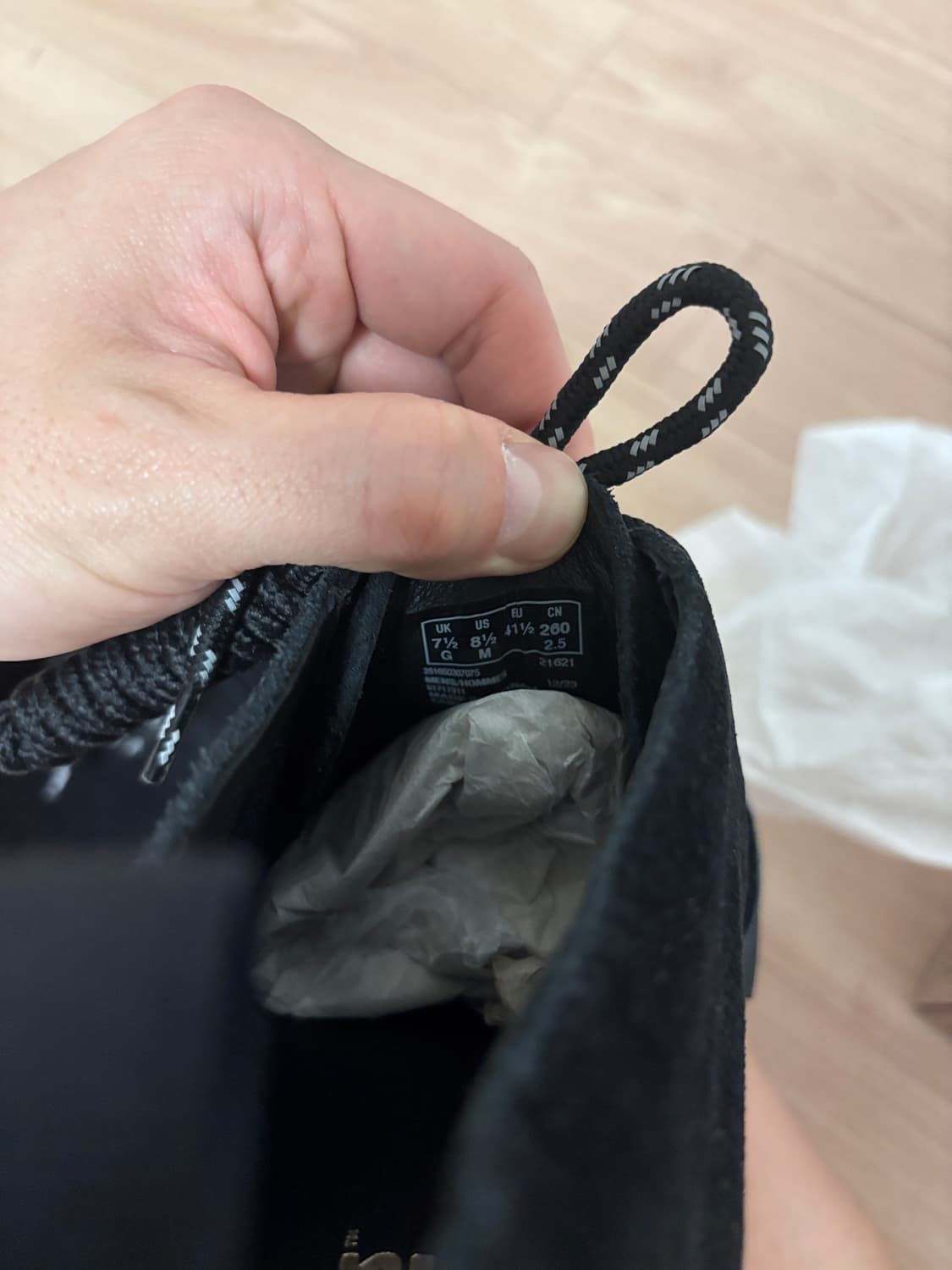 새상품) 260 클락스 데저트 트랙 고어텍스 비브람 블랙 스웨이드 상품이미지7