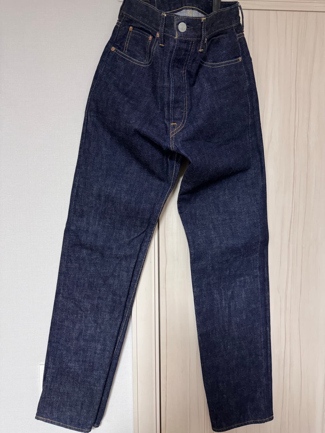 데밀 LOT. 009P 레귤러 스트레이트 140Z 셀비지 데님 팬츠 30 상품이미지2