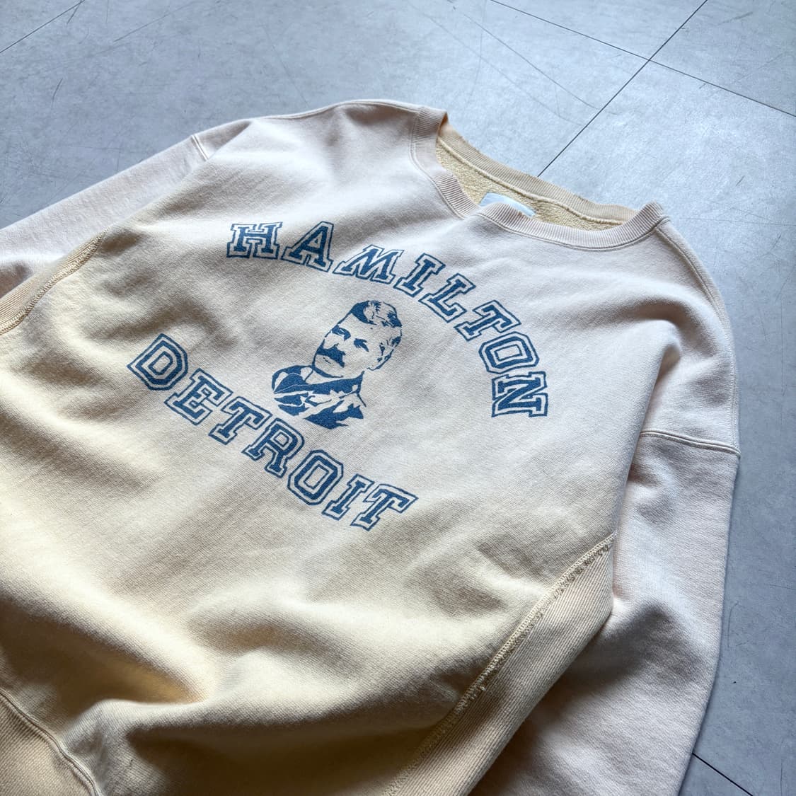 바우와우 HAMILTON 빈티지 가공 맨투맨 상품이미지3