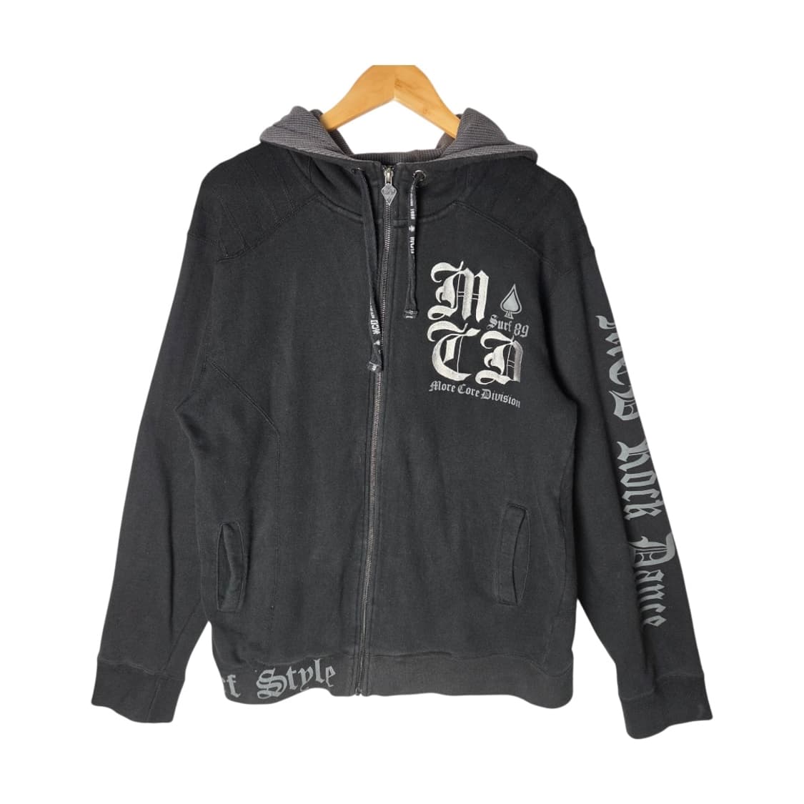 [MCD] 재팬 펑크 레터링 후드집업 상품이미지1