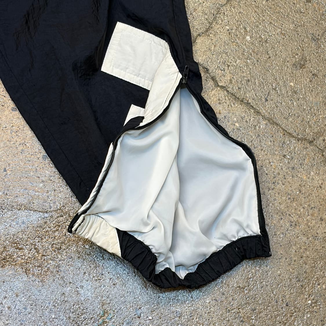 레어 80s USA 아디다스 삼선 츄리닝 트레이닝팬츠 바람막이 팬츠 상품이미지7
