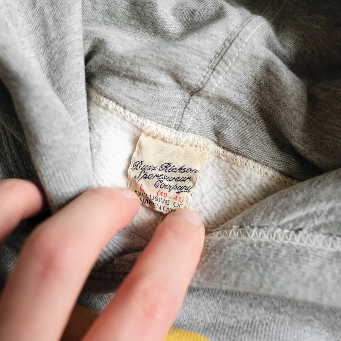 버즈릭슨 밀리터리 스웻 후디 L사이즈 상품이미지7