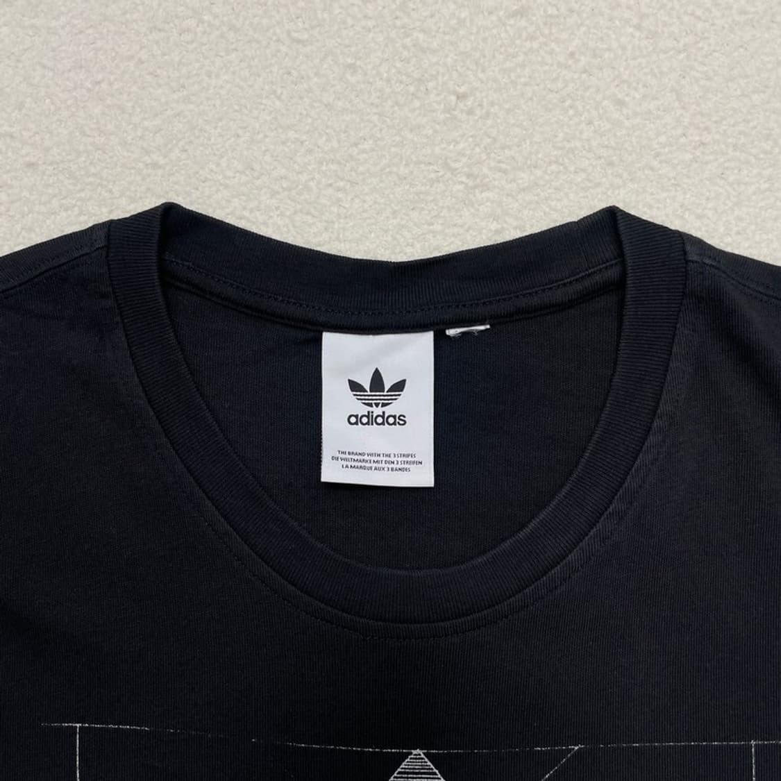 ADIDAS 트레포일 반팔티 블랙 XL 상품이미지4