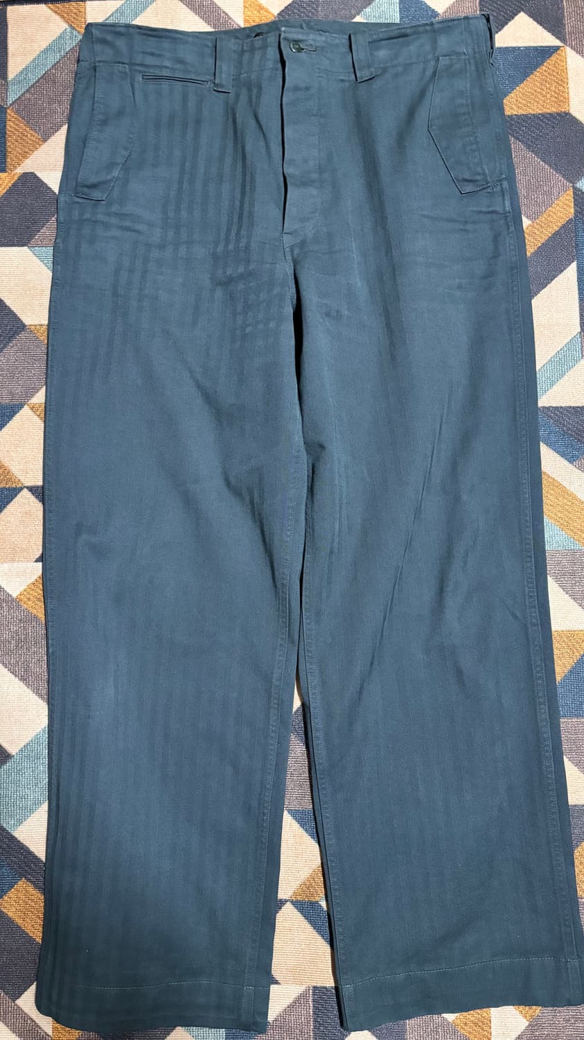 엣라코 가스맨 헤링본 트라우저 36사이즈 판매합니다 상품이미지1