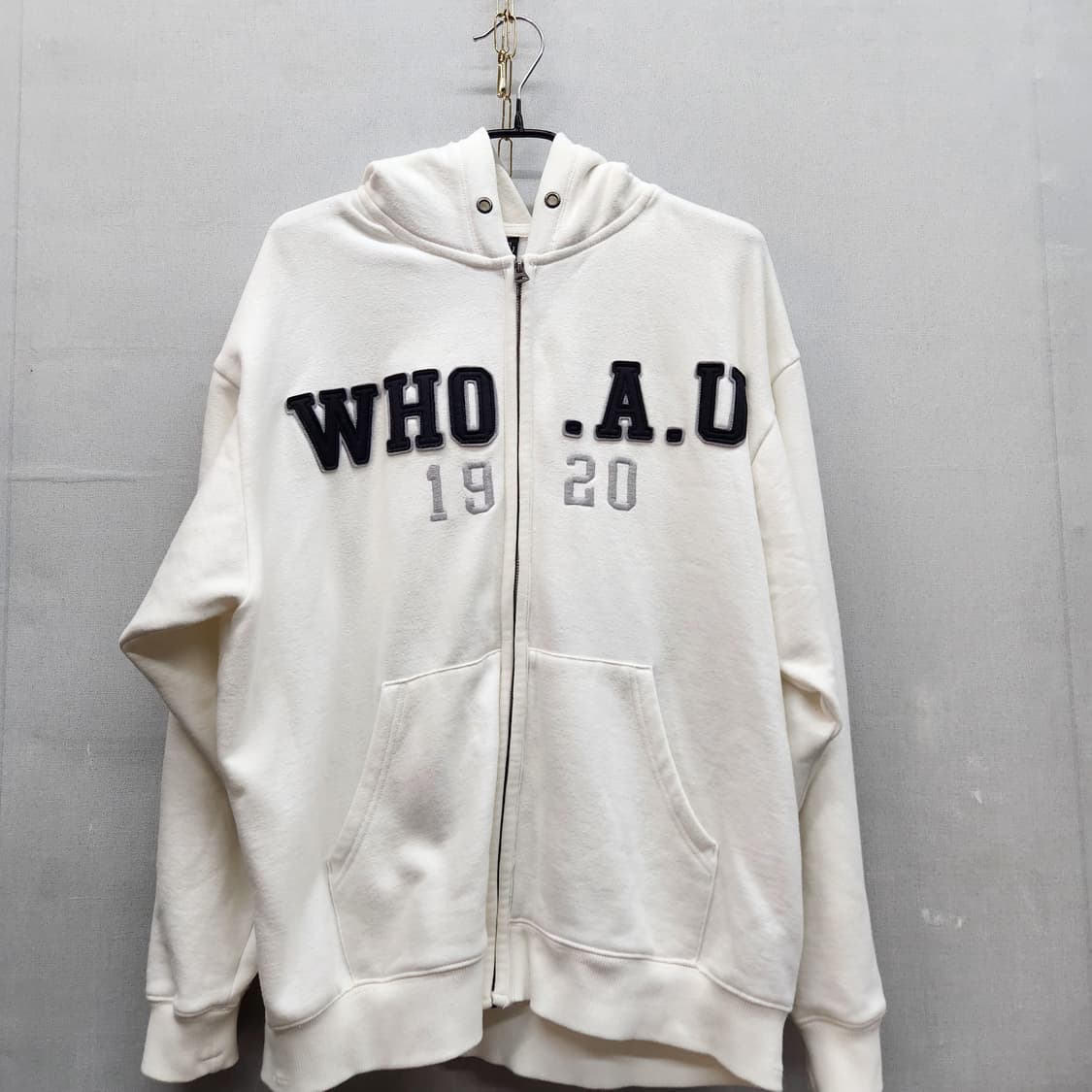 후아유 아치 빅로고 후드집업 M(XL) 상품이미지1