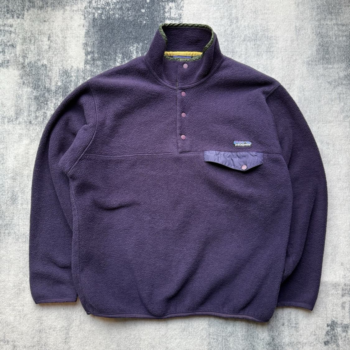 90s 파타고니아 신칠라 스냅-T 퍼플/퍼플 자메이카 상품이미지1
