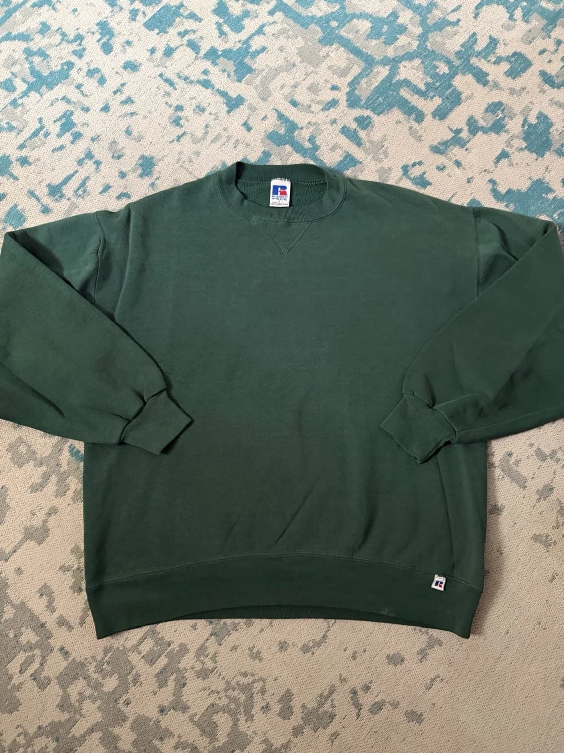 러셀 애슬레틱 스웻 셔츠 맨투맨 그린 상품이미지1