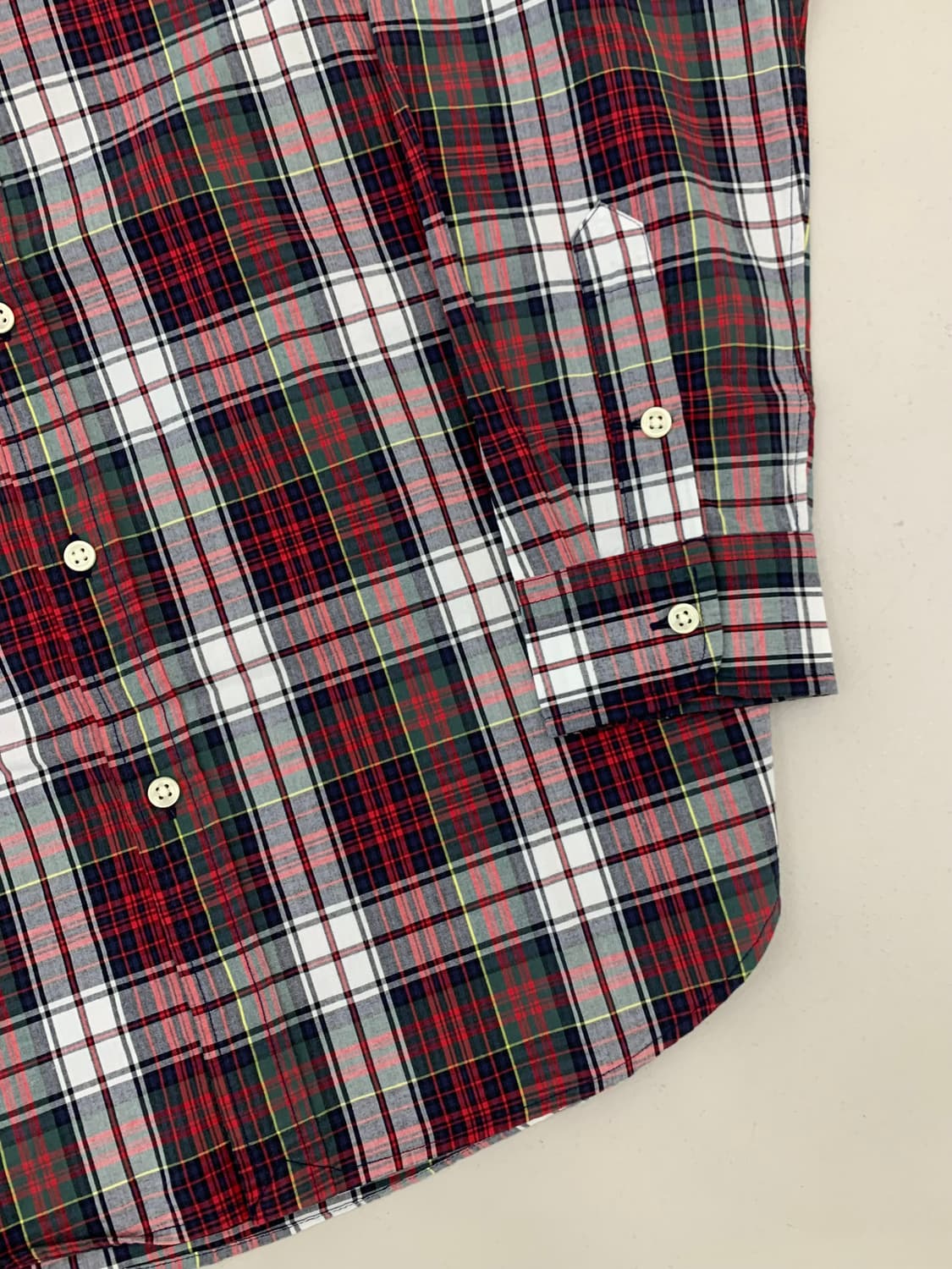 폴로 랄프로렌 보이즈 체크 셔츠 XL(20) 상품이미지4