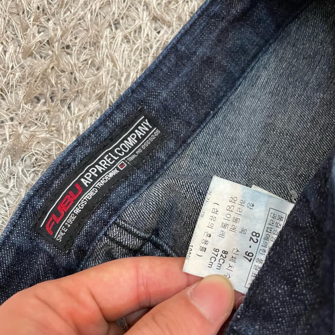 후부(FUBU) 힙합 올드스쿨 데님팬츠 상품이미지6