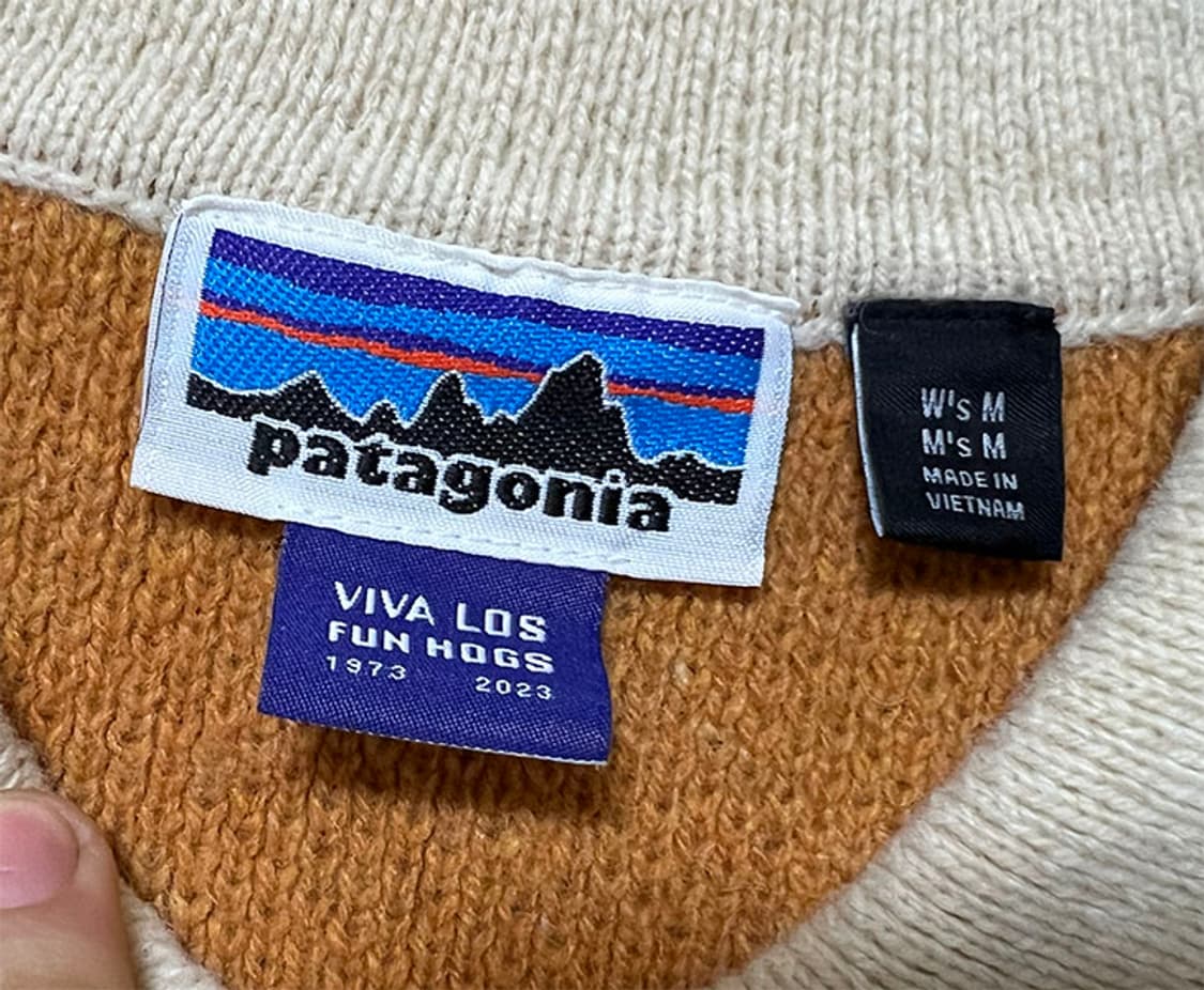파타고니아 리사이클드 울 럭비 니트 남녀공용 오버핏 M 95 상품이미지3
