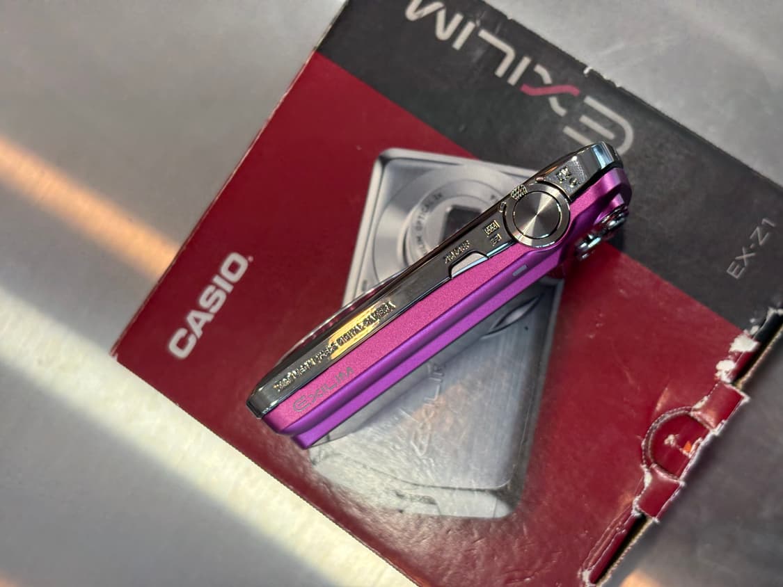 풀박/날짜표시)카시오 엑슬림 ex-z1 빈티지디카 상품이미지6