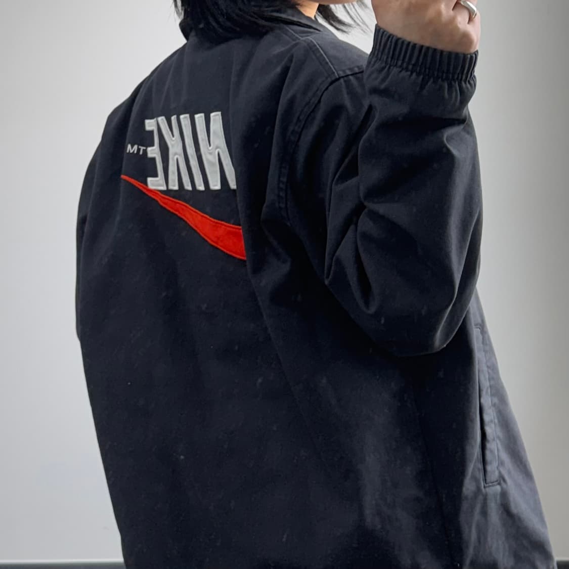 Nike 나이키 백 로고 블랙 점퍼 상품이미지2