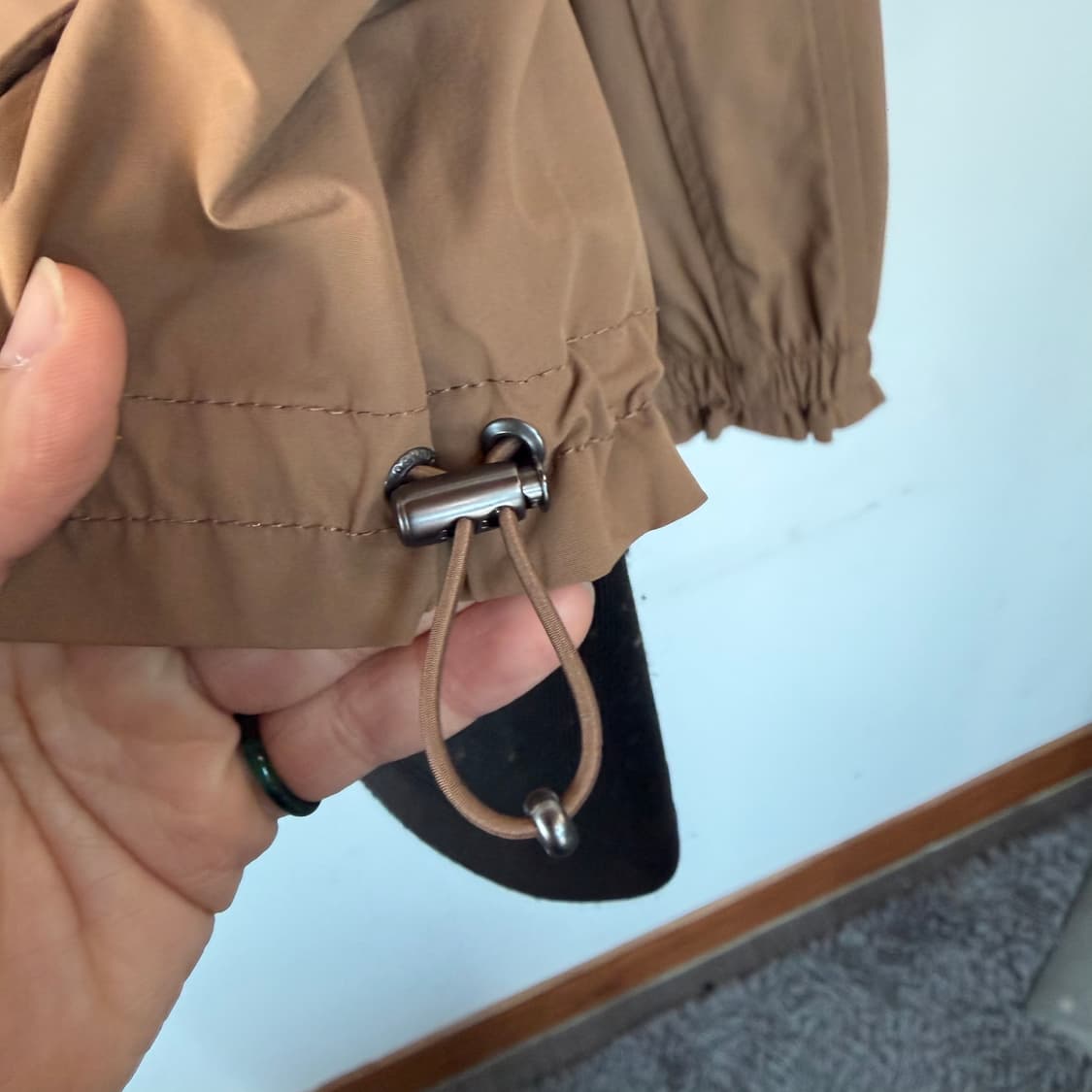 데니스 골드 브라운 바람막이 점퍼 상품이미지7