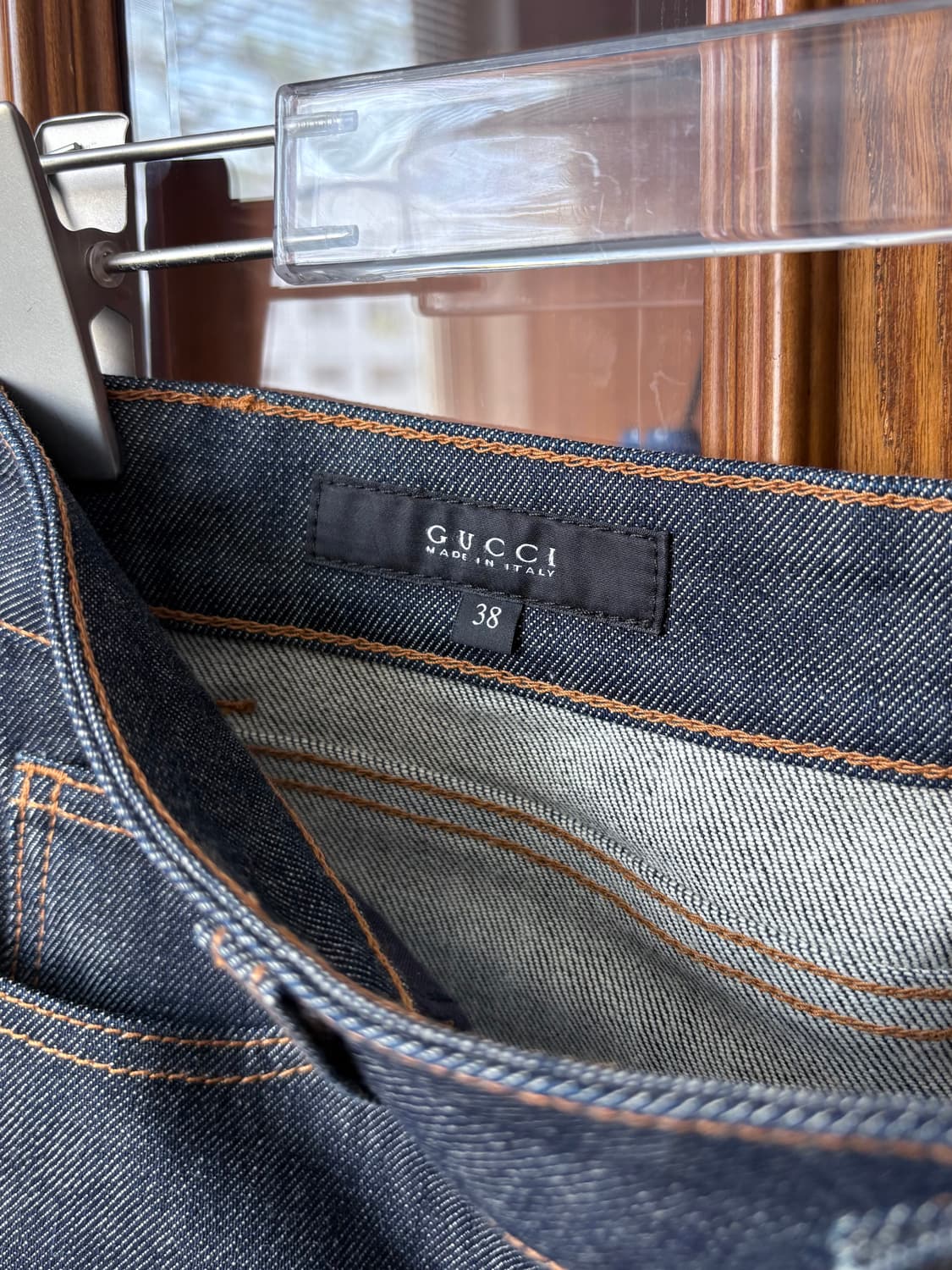 구찌 스타 패치 스트레치 데님 미니 스커트 상품이미지6