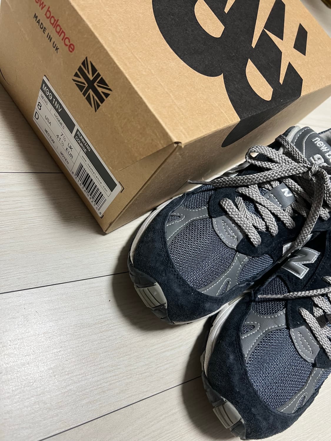 뉴발란스 991 메이드 인 UK 네이비 260 상품이미지8