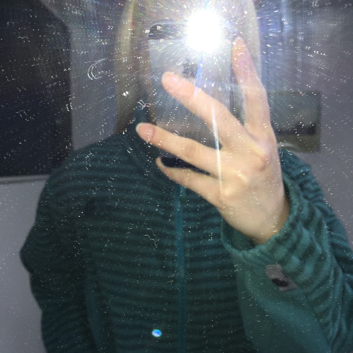 투티/0284 노스페이스 스트라이프 플리스 그린 블랙 반 집업 자켓 상품이미지1