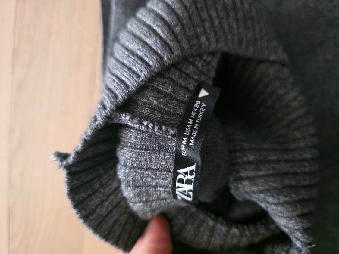 자라 니트 조끼 목폴라 상품이미지5