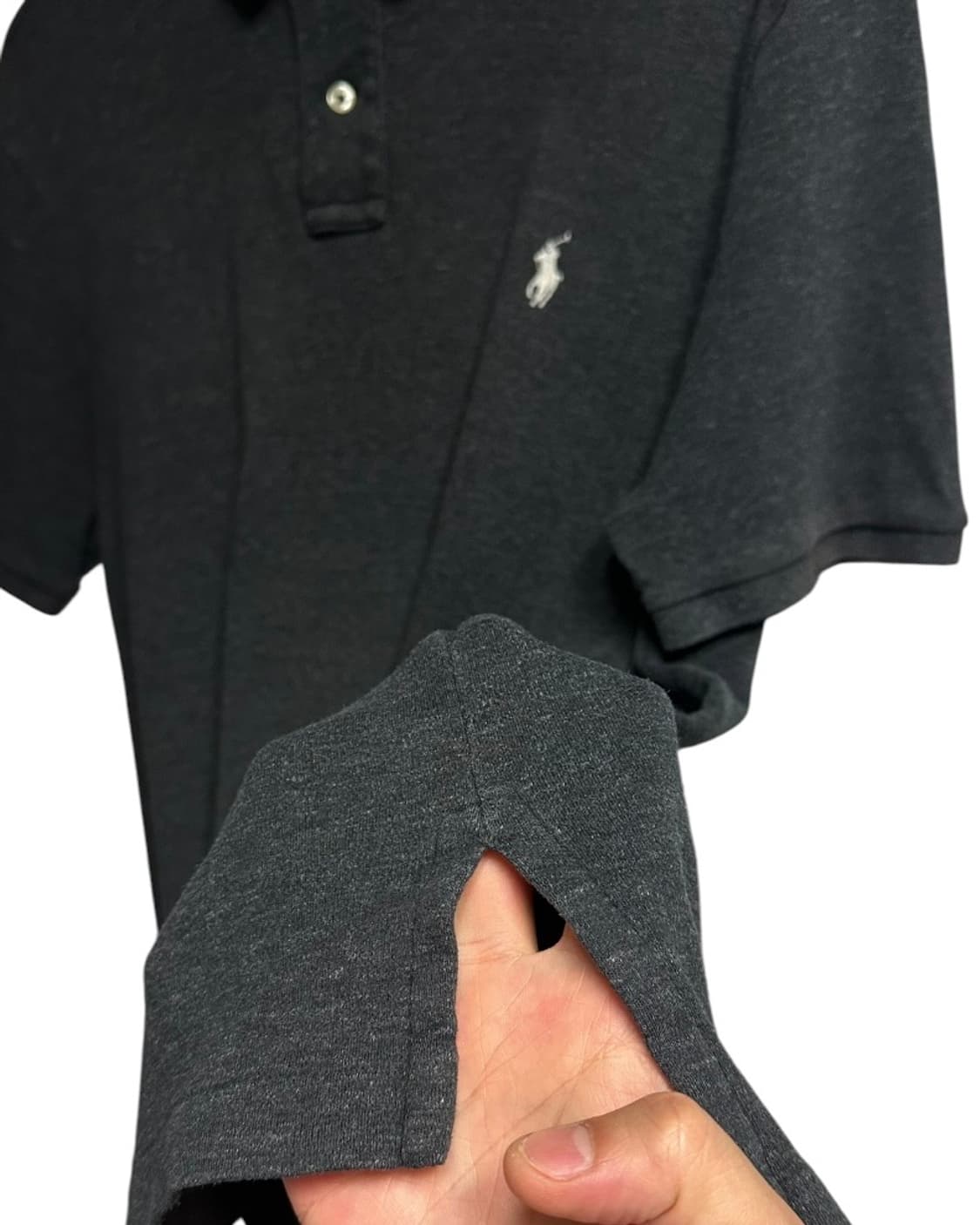 폴로 랄프로렌 폴로 카라티 차콜그레이 L size 상품이미지5
