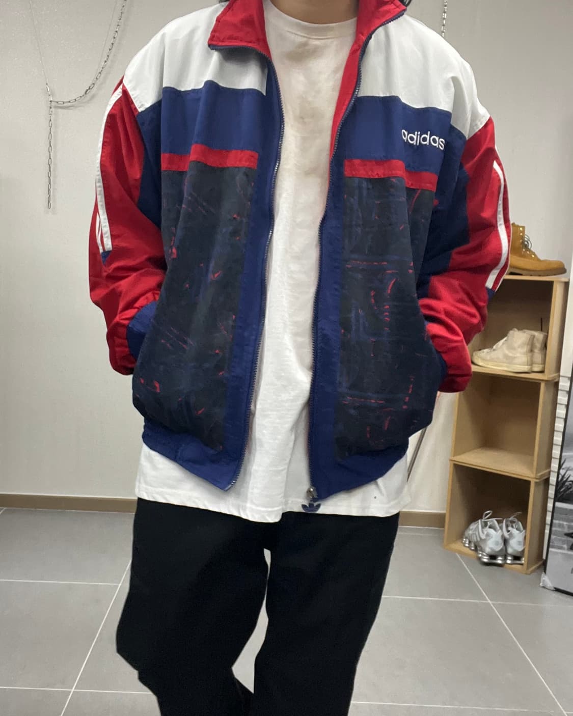 (XL~2XL)90'S 아디다스 빅로고 바막-M2000 상품이미지1
