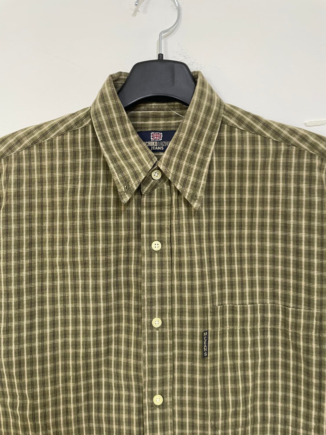 미치코 런던 체크 반팔 셔츠 상품이미지4