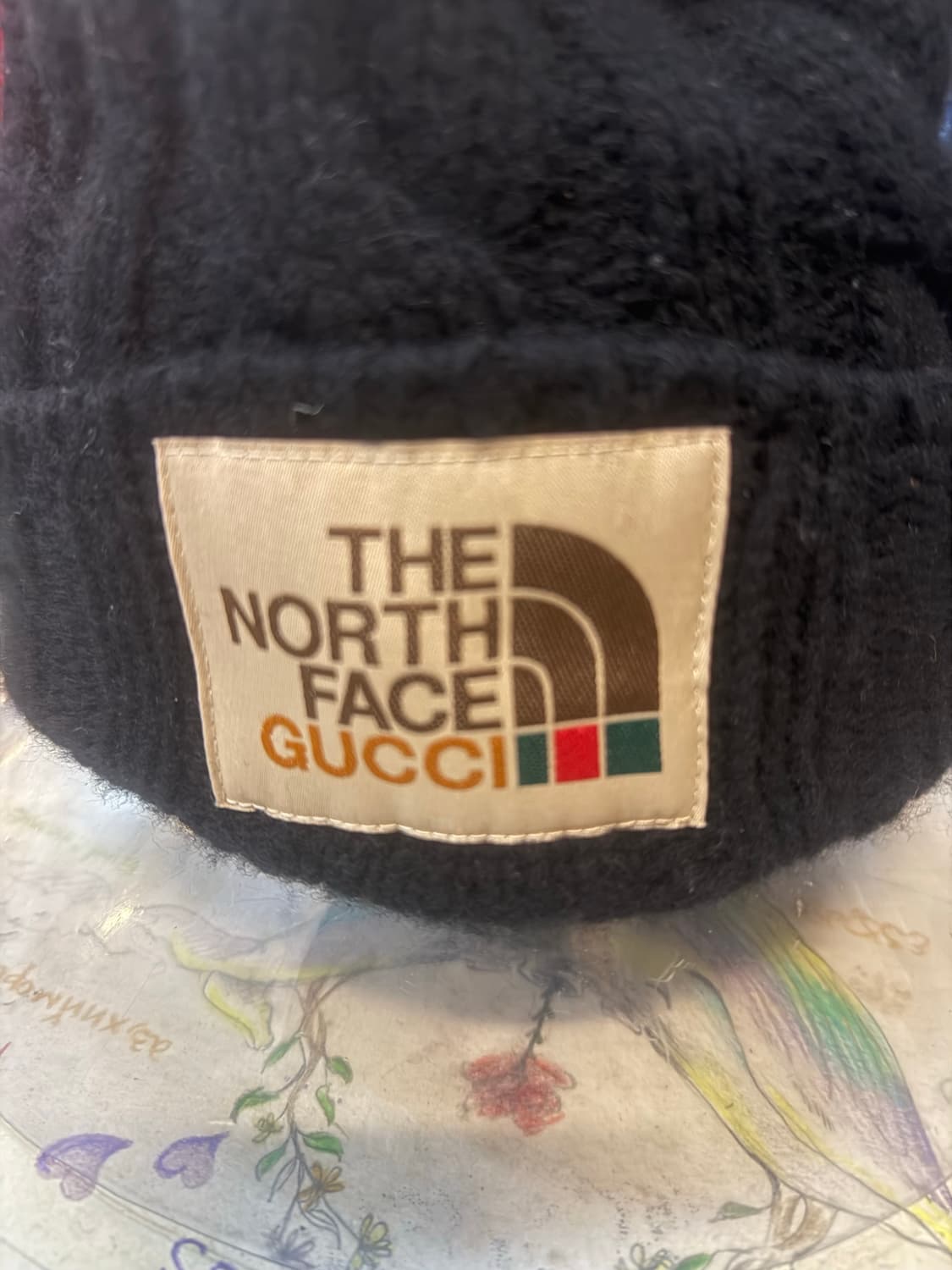 M/58 정품 구찌+노스페이스 비니 팝니다 상품이미지2