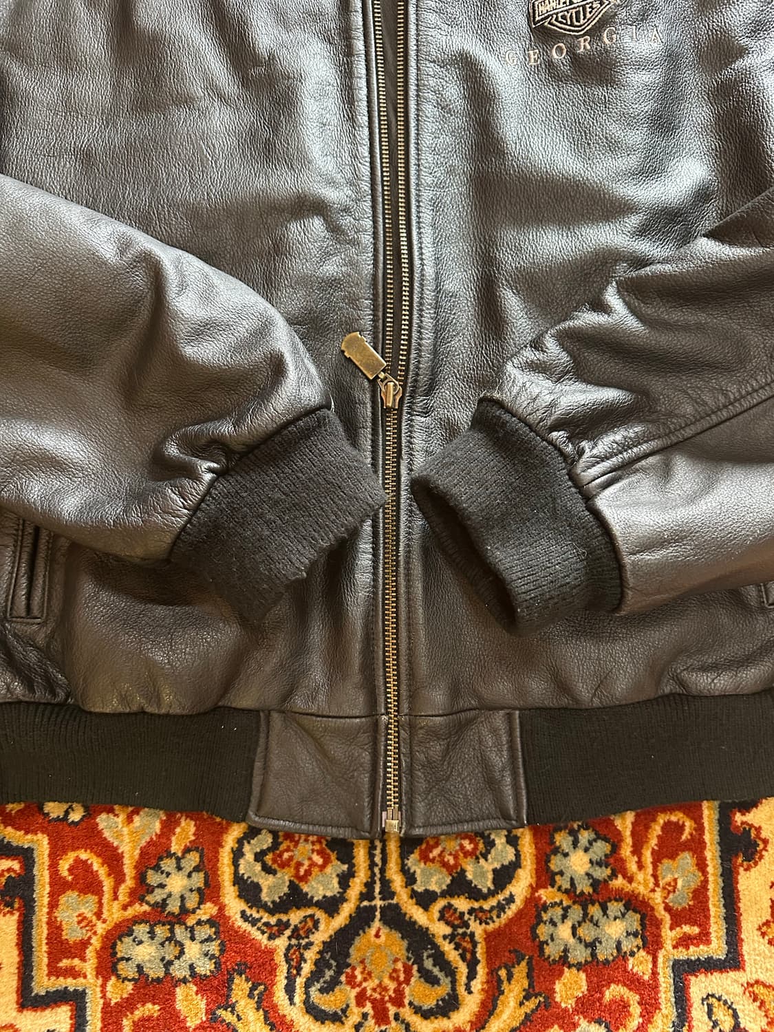 90s Harley-Davidson Leather jacket - XXL 상품이미지5