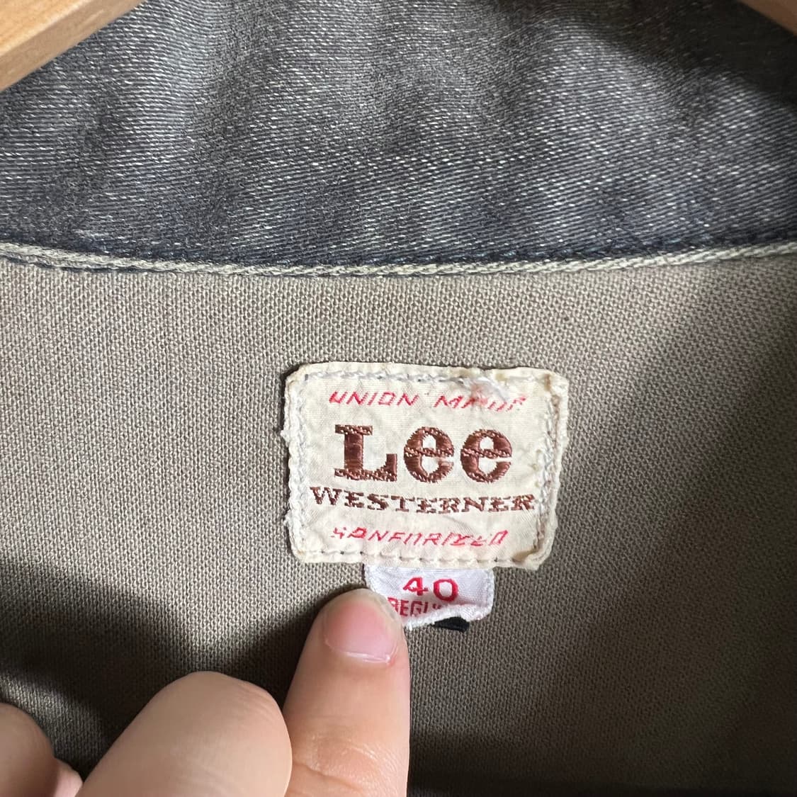 Lee x Jun Men 몰스킨 웨스터너 자켓 상품이미지7