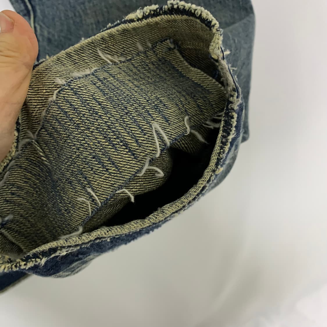 R13 알써틴 빈티지 페인팅 데님 팬츠 청바지 33-34인치 상품이미지8
