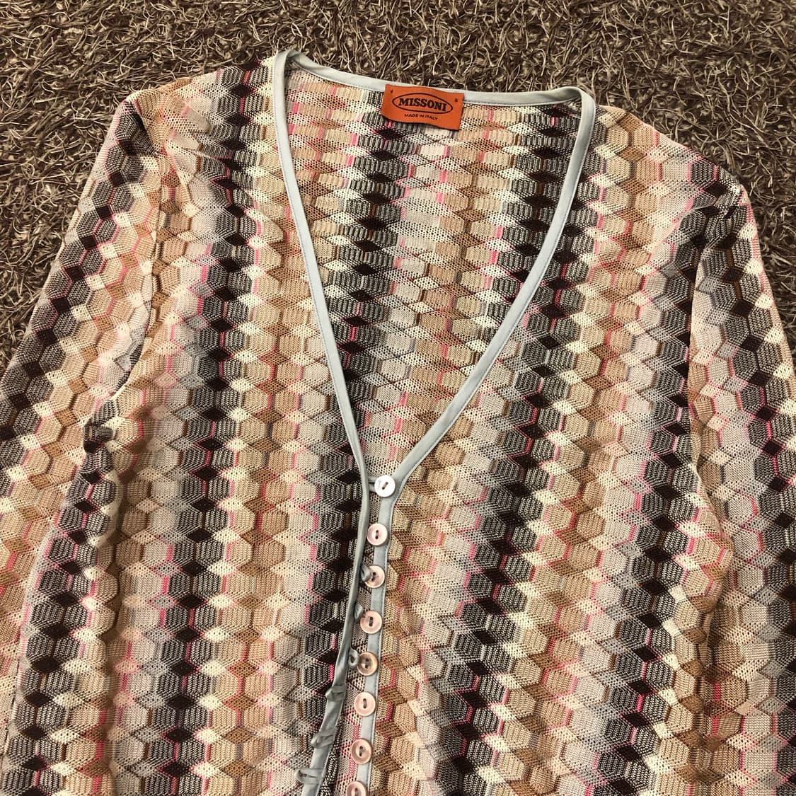 미쏘니 패턴 가디건 상품이미지2