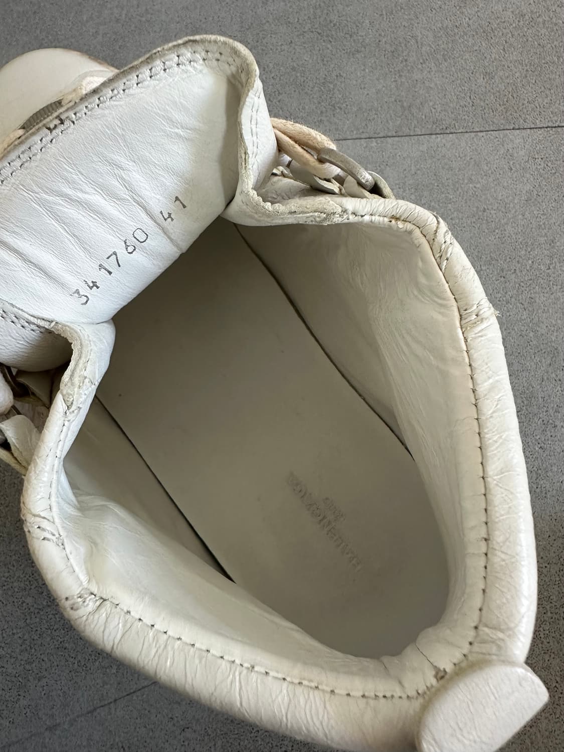 발렌시아가 아레나 크랙 레더 하이탑 상품이미지9