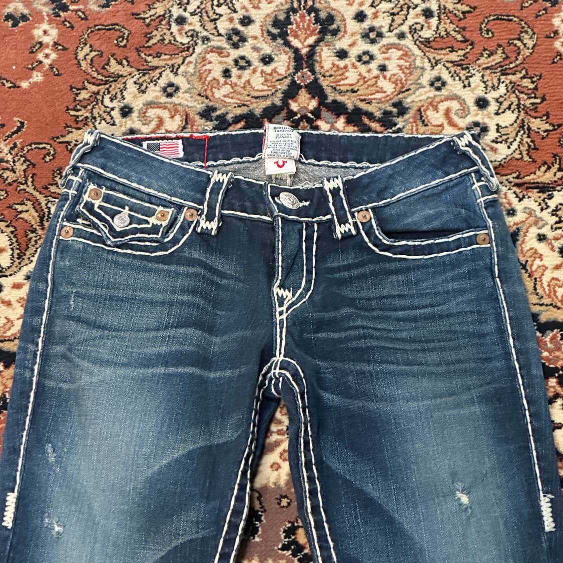 트루릴리전 Billy Super T 부츠컷 데님 팬츠 (27) y2k 상품이미지5