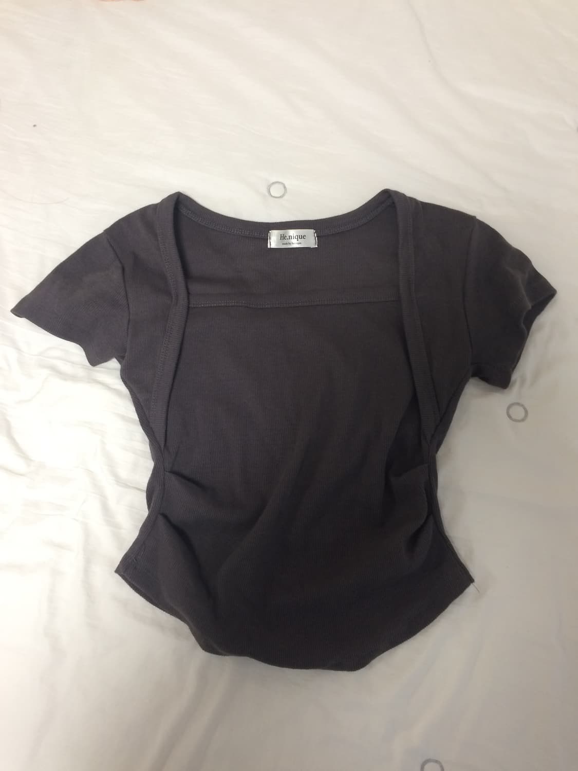 히니크 크롭반팔티셔츠 상품이미지1