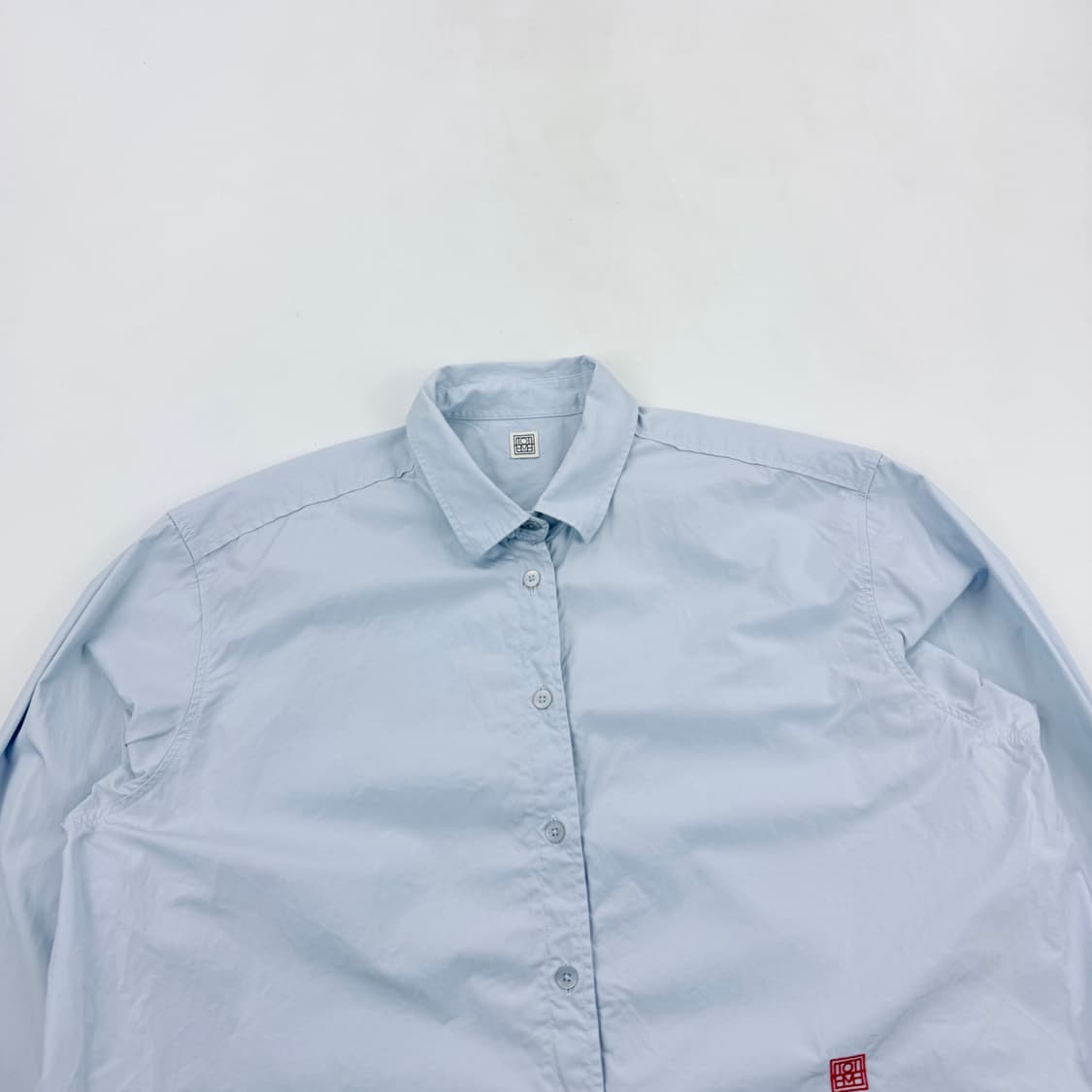 Toteme 토템 시그니쳐 로고 코튼셔츠 (38) 상품이미지3