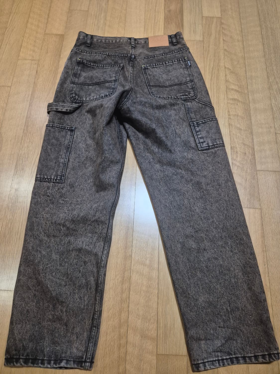 위캔더스 데님 카펜터 워싱 브라운 팬츠 DRAGGY WORK PANTS 상품이미지2