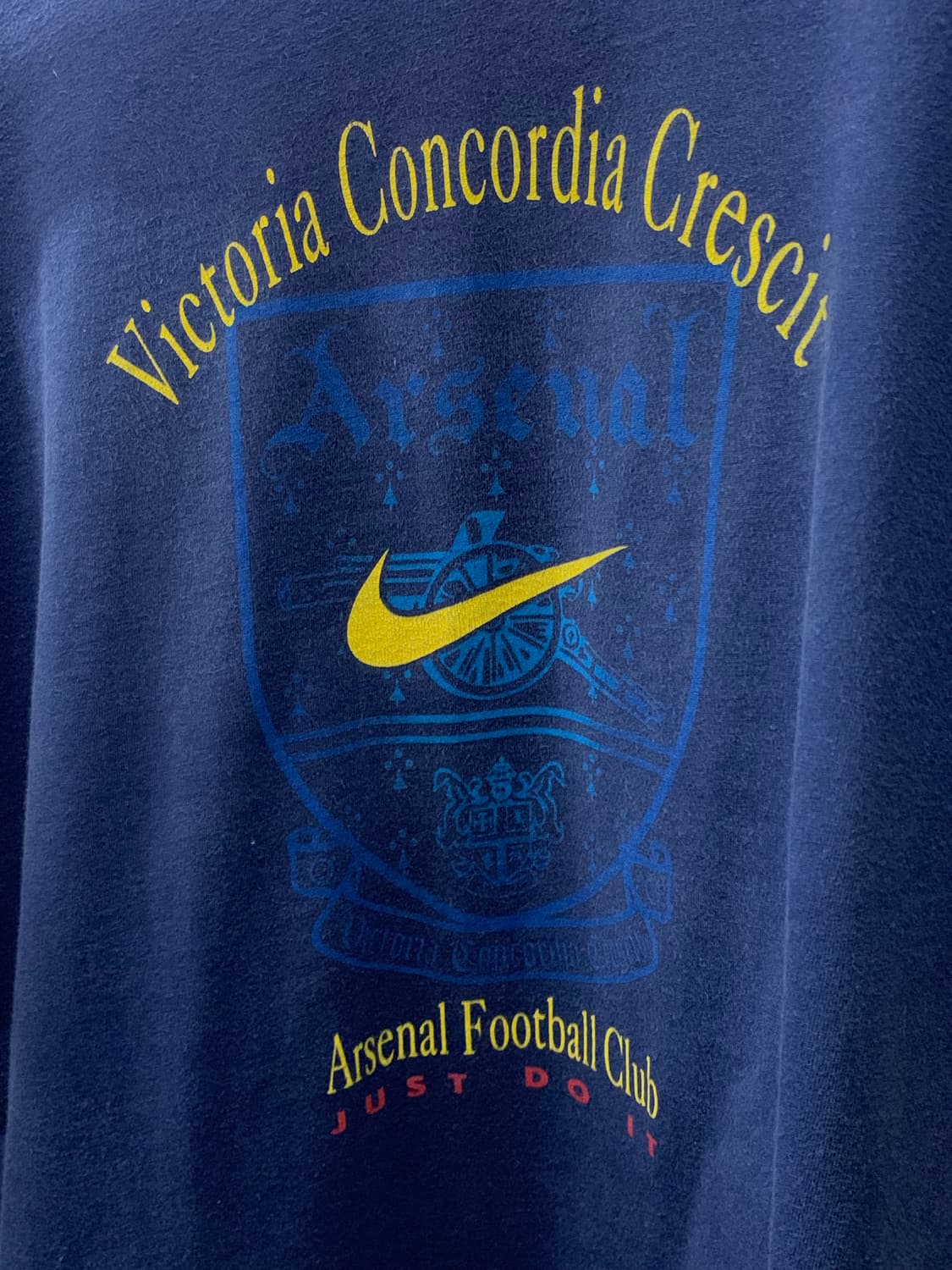 90s 나이키 아스날 프린팅 티셔츠 상품이미지3