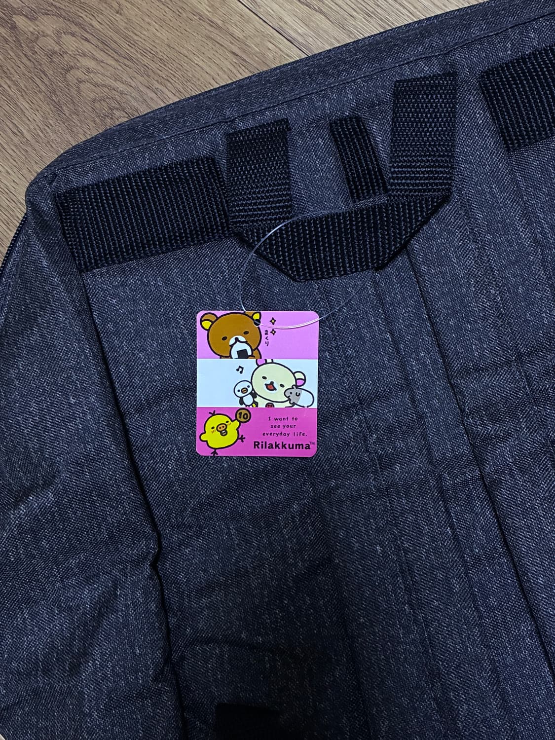 리락쿠마 데님 스타일 백팩 (택 보유) 상품이미지3