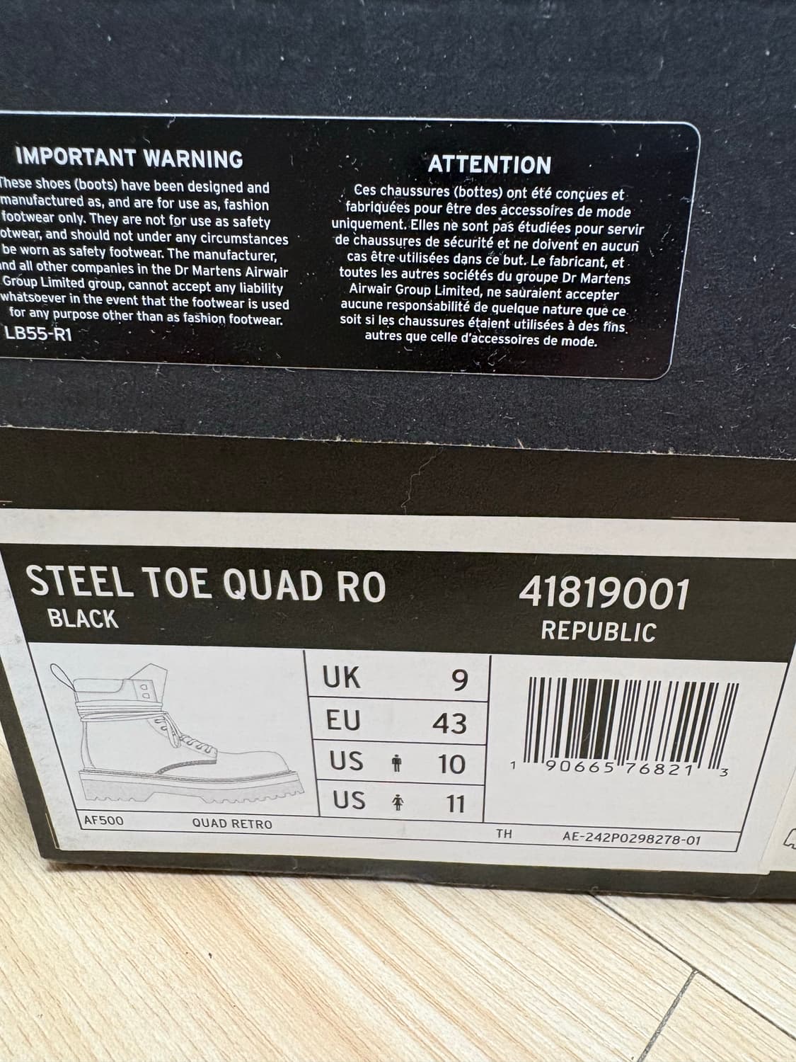 닥터마틴 릭오웬스 스틸토 부츠 상품이미지4