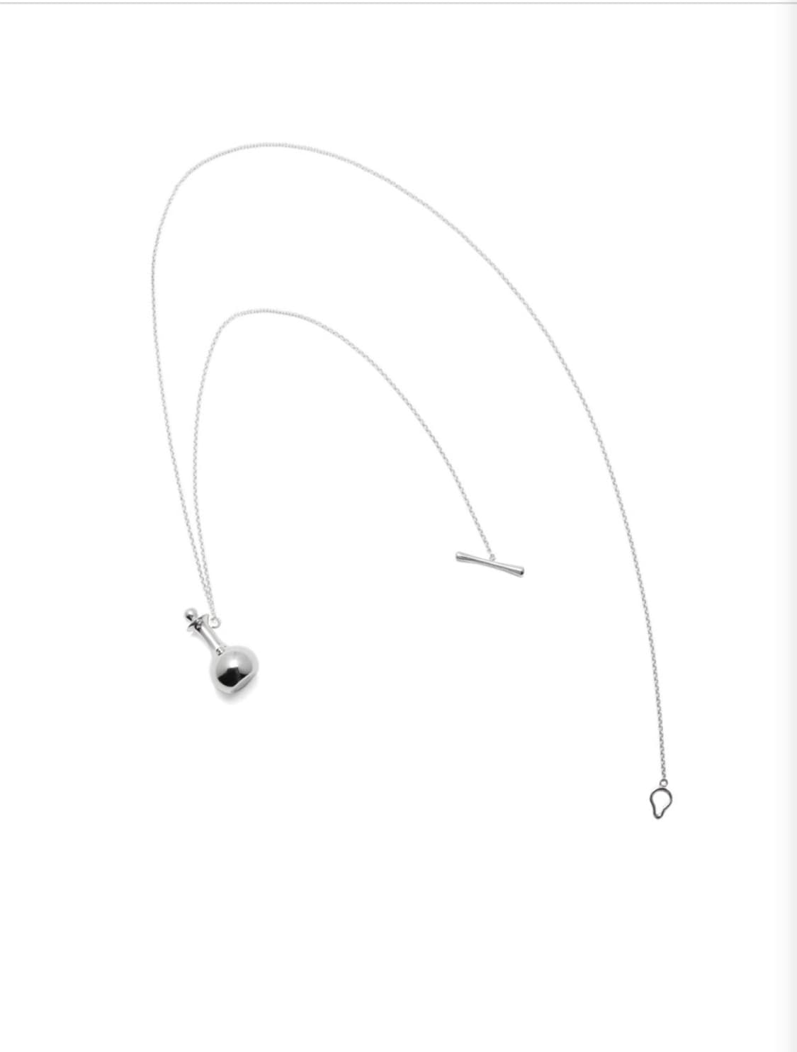 콜드프레임 BOTTIGLIA NECKLACE 실버 물병 목걸이 상품이미지5