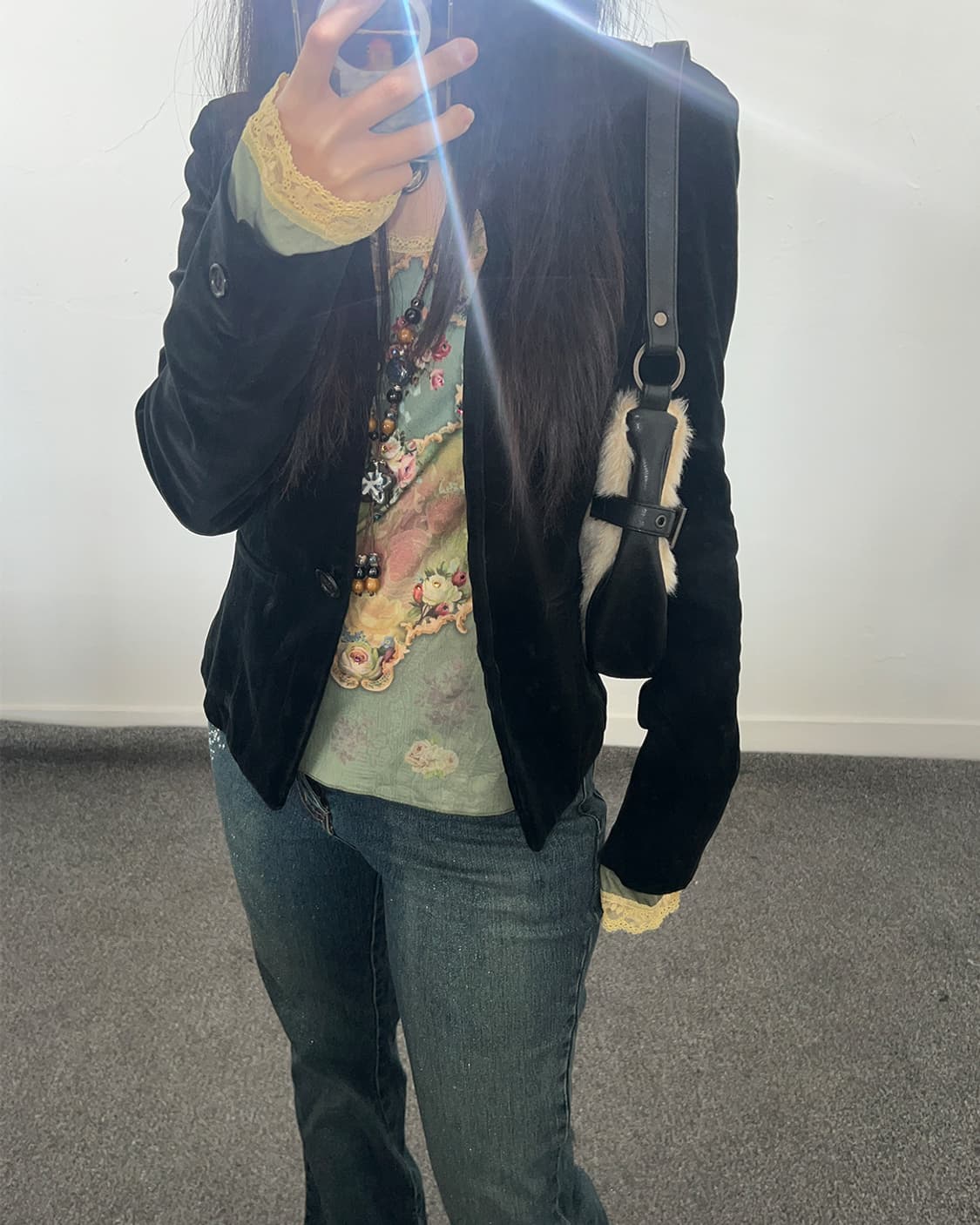 fairy glitter denim pants 상품이미지5