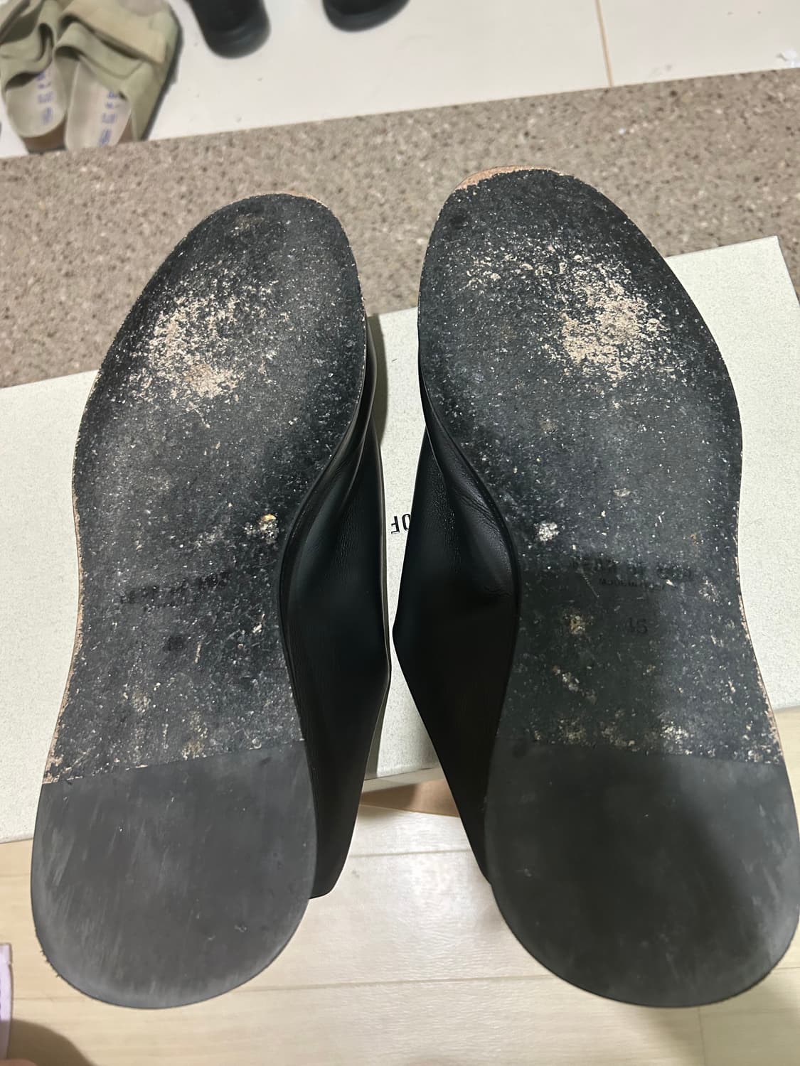 피어오브갓 블랙 카프스킨 로퍼 슬리퍼 상품이미지6