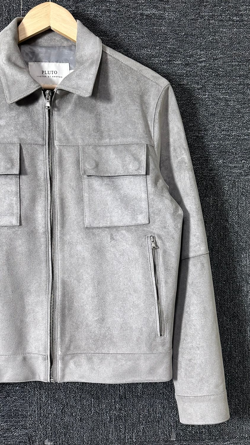 PLUTO 스웨이드 자켓 48사이즈 상품이미지3