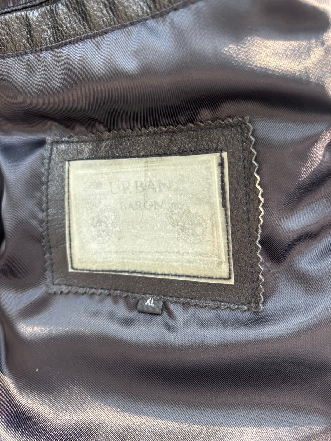 URBAN BARON 카우레더 바이커 자켓 상품이미지6