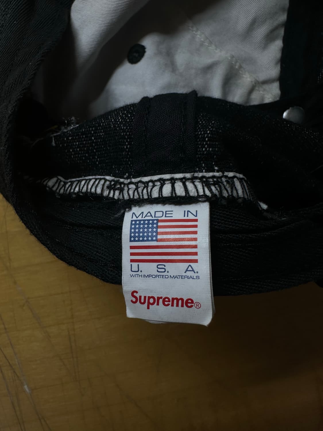 슈프림 코듀라 데님 스몰 박스 6-패널 블랙 - 24SS Supreme  상품이미지4